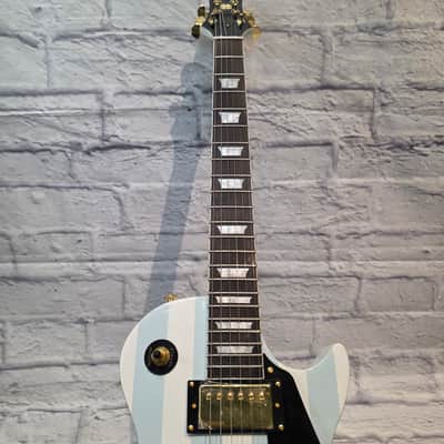 Rafferty Guitars Blue / White LP Style Electric Guitar image 8