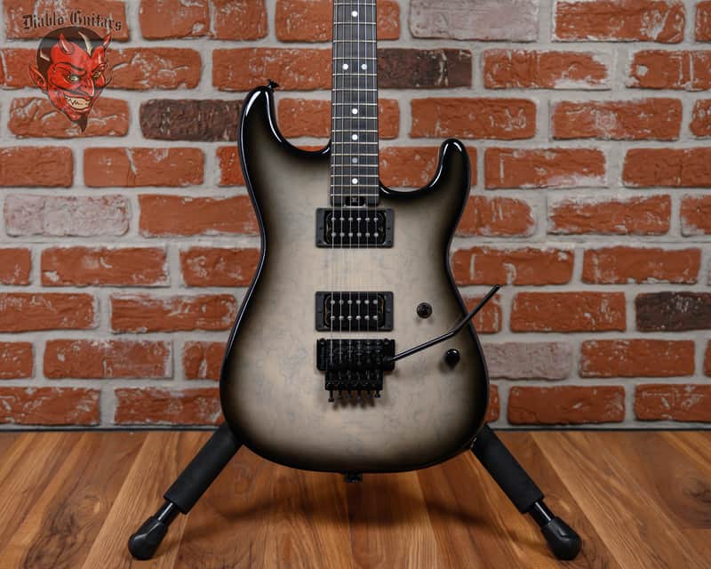 Charvel USA Custom Shop San Dimas Custom Trans White Black Burst 2015 w/OHSC image 1