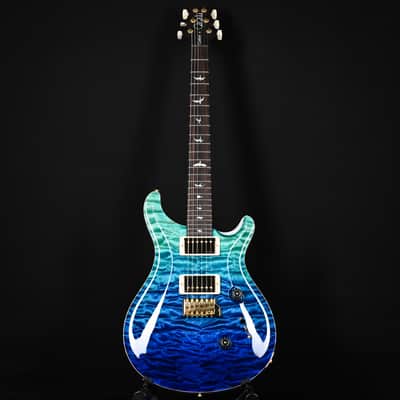 PRS Custom 24 Wood Library w/ 10-Top, Brazilian Rosewood, & 58/15 LT Pickups- Blue Fade 2026 (0423893) image 2