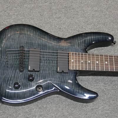 Diamond DBZ Barchetta 7 String STF Series  2000s - Flame Maple Trans Gun Metal image 10