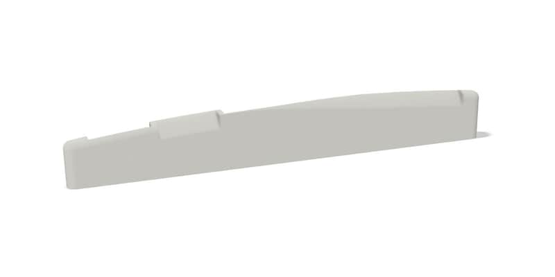 70 x 10 x 3.0 mm Compensated B with Slanted Bass Bone Saddle – Fits Some Post-2000 Epiphone® Guitars image 1
