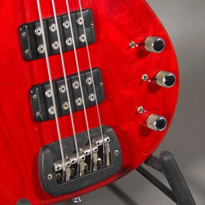 G&L L-2000 Fretless Bass 1991/1992 Transparent Red image 3