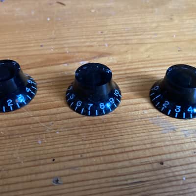 Epiphone Thunderbird Bass Guitar Control Knobs x 3 China image 2