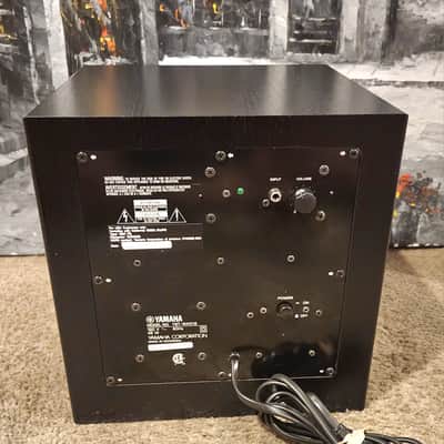 Yamaha Yamaha YST-SW012 compact 8-inch, 100-watt powered subwoofer 90s - Black image 4