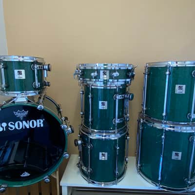 Sonor Designer Maple Lite 90’s Green 10 piece image 3