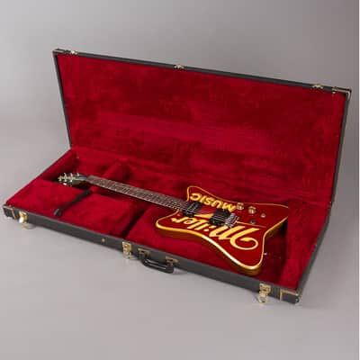 Hamer Miller Music 1985 red gold sparkle image 7