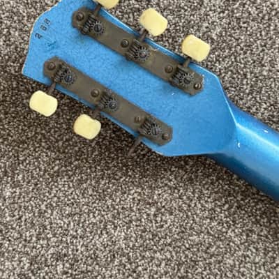 Hofner Colorama 1958-1959 - Two tone silver/blue colour image 5