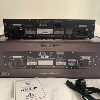 Manley Labs ELOP+ Dual-Channel Electo-Optical Tube Compressor / Limiter 2010s - Purple image 2