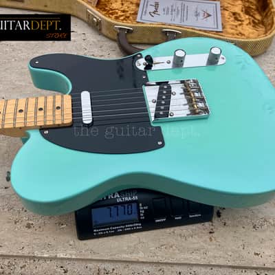 ♚ EXCEPTIONAL ♚ 2006 FENDER Custom Shop '51 NOCASTER 'NOS' ♚ AA BIRDSEYE ♚ SEAFOAM GREEN♚ Telecaster image 24