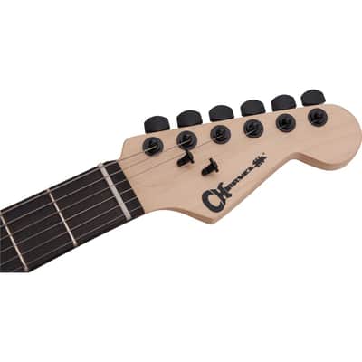Charvel Pro-Mod San Dimas Style 1 HSS FR E Sassafras Electric Guitar, Ebony Fingerboard, Satin Black image 8