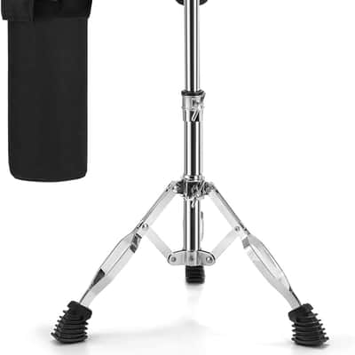 Snare Drum Stand with Drum Sticks Holder, Double Braced Tripod Snare Stand Fit for 10 to 14 Inch Snare Drum, Drum Pad, Adjustable Height 14.5 to 23 Inches for Drum Beginners, Lightweight image 1