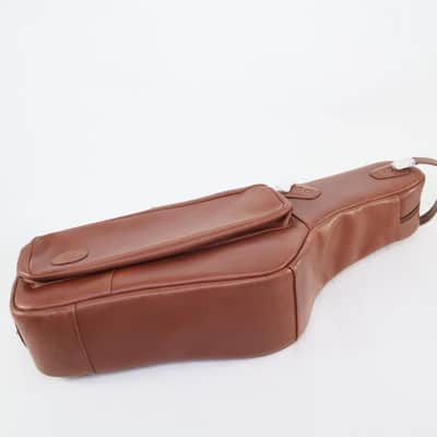 Reunion Blues Brown Leather Tenor Saxophone Gig Bag with | Reverb