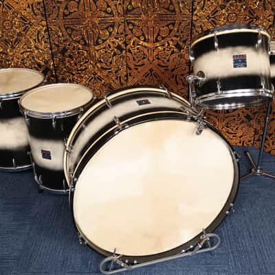 Vintage Ajax Large Shell Pack – 28″, 16″,14″,12″ & Bongos image 3