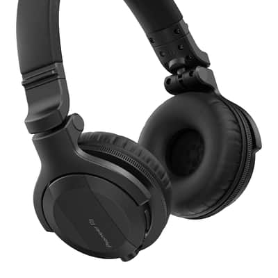 Pioneer DJ HDJ-CUE1BT Black BT Headphones + Desk Headphone Stand image 3