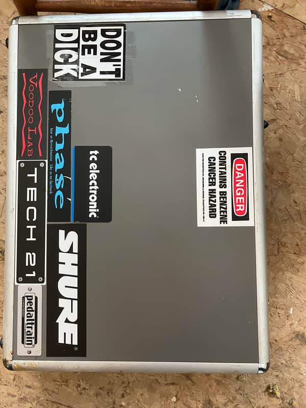 Pedaltrain Classic 1 with Tour Case 2010s - Black With Voodoo Pedal power 2 image 1