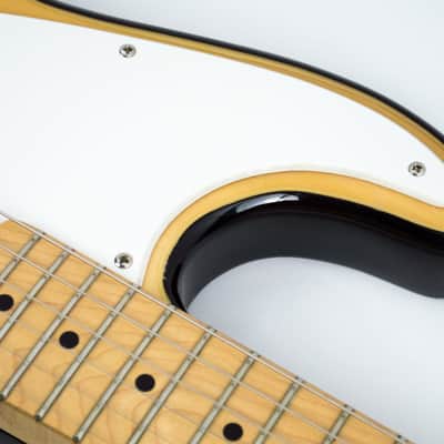 ONE of a KIND! Squier '51 Stratocaster/Telecaster/Precision Hybrid, Blonde/Black sides +CASE image 13