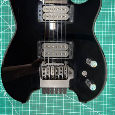 Kiesel Kiesel HH2 (Allan Holdsworth Signature Series) 2024 - Jet Black with clear gloss top coat image 3