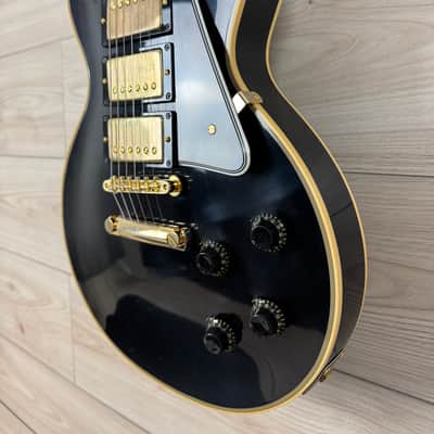 Gibson Custom 1957 Les Paul Custom Reissue VOS - Ebony 3-Pickup #222 image 4