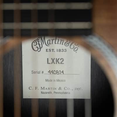 Martin LXK2 Little Martin Acoustic Guitar - Natural with Gig Bag image 15