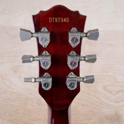 Greco SA-700 MIJ 1979 Wine Red Flame Top Vintage Japan Maxon U-2000 Pickups w/ Hard Case image 23