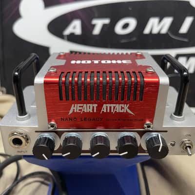 Hotone Nano Legacy Series Heart Attack Guitar Amplifier Head with Power Supply image 2