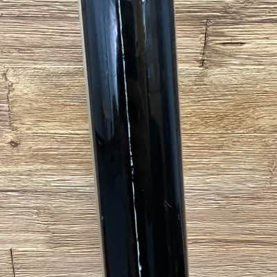 Hondo Alien Headless 4- string bass 1980's -Duke Copy  Black 30.5" scale  w/OHSC image 11