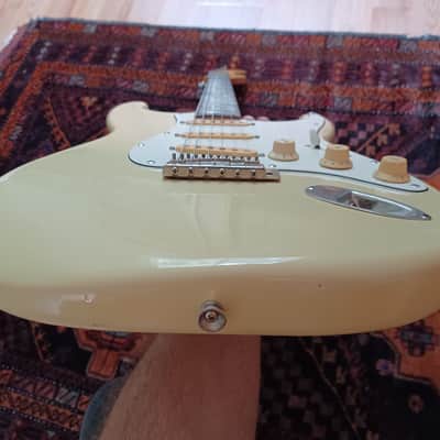 Fernandes / Burny FST-70 Lawsuit Stratocaster Copy Late-70's - Vintage Aged White image 5