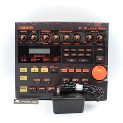 Boss DR-202 Dr. Groove Drum Machine Groovebox With Power Supply Made in Japan ZL21879 image 1