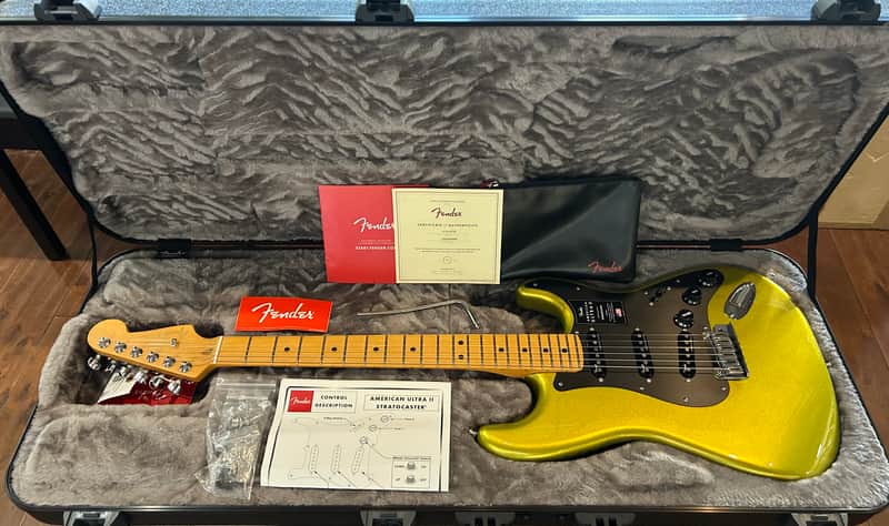 Fender American Ultra II Stratocaster, Maple Fingerboard 2024 - Solar Flare/ 8lbs. 1.6oz. #US240030944 image 1
