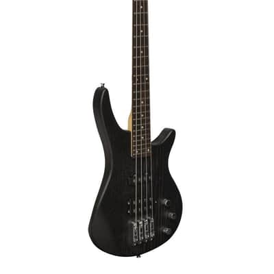Stagg Fusion 3/4 Electric Bass Guitar - Black Open Pore - SBF-40 BLK 3/4 image 3