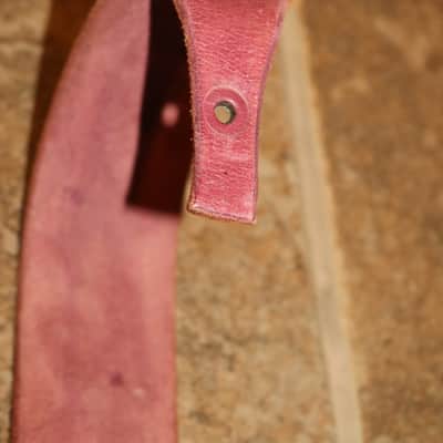 Handmade Vintage leather strap "McDonald" image 11