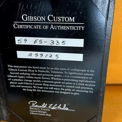 Gibson '59 ES-335 Reissue 2019 - VOS Vintage Burst image 17