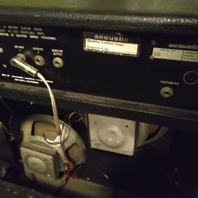 Acoustic Control Corporation  Model 135 2x12 Combo,  Made in USA 1972-1976 - Black image 3