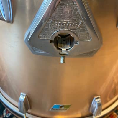 Ludwig 7pc Drum Kit - 8”, 10”, 12”, 13”, 16”, 18” and 24” Early-80’s - Brushed Gold image 18