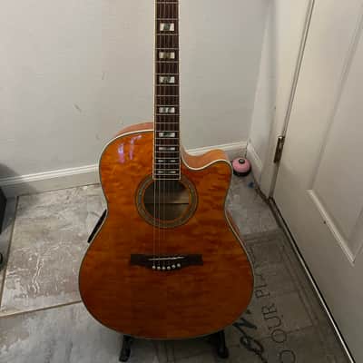 Ibanez AEF37ESSG12001 2008 - Sunset Gold image 2