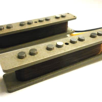 Q pickups Jazz Bass 70s set VINTAGE CORRECT 1970 - 1979 Fits Fender Jazz Bass CUSTOM SHOP Squire image 11