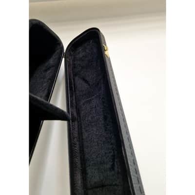 Unbranded Acoustic Guitar Hard Case - Guitar Case - Black - Excellent image 10