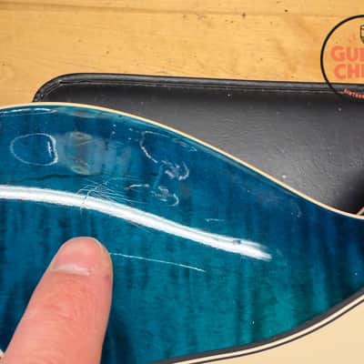 2017 Gibson ES-335 Figured Aquamarine OHSC image 17