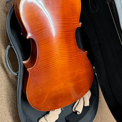 Used Wenzel Kohler 3/4 Size Cello Made in Czechoslovakia w/ Lightweight Case Local Pickup Item image 5