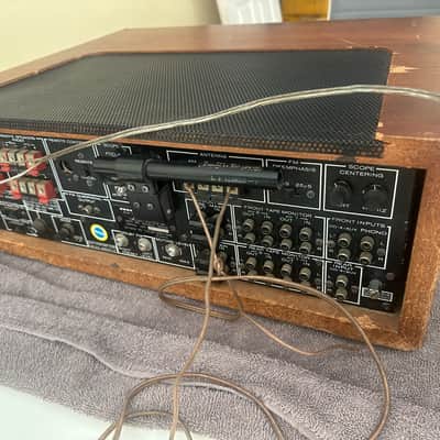 Marantz Model 4400 50-Watt Quadraphonic Solid-State Receiver 1974 - 1978 - Silver with Wood Case image 3