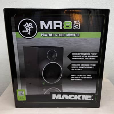 Mackie MR8mk3 8" Active Studio Monitor (Single) 2013 - 2018 - Black image 1
