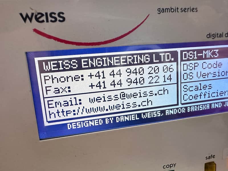 Immagine Weiss DS1 Mk3 - White - 1
