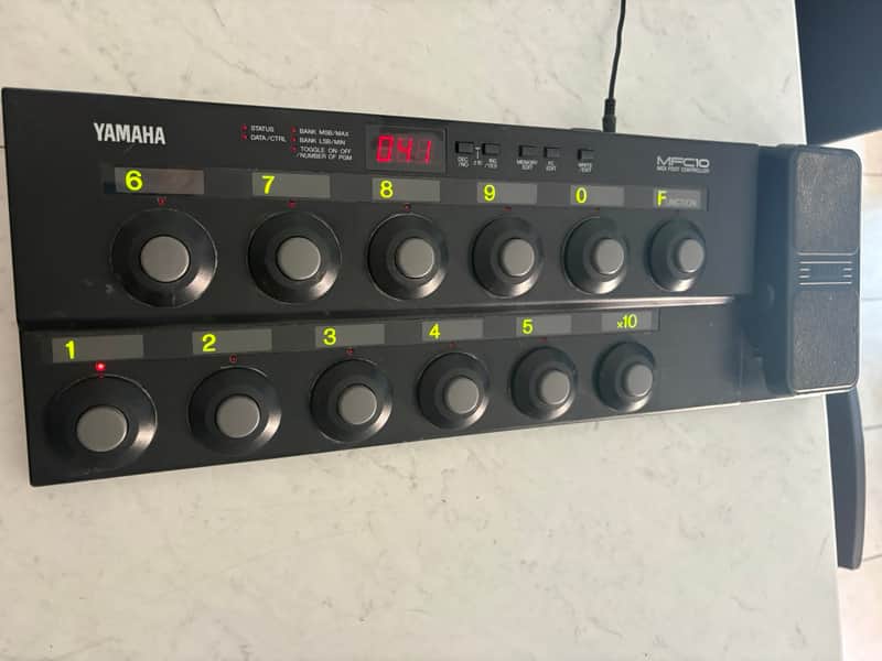 Yamaha MFC10 MIDI Foot Controller 2010s - Black image 1
