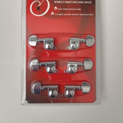 Grover NOS Mini Rotomatic 3+3 Tuning Machines- 205C - Chrome image 1