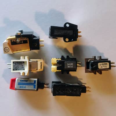 Vintage phono cartridges w/o styli 7 pcs. Various 1970's image 2