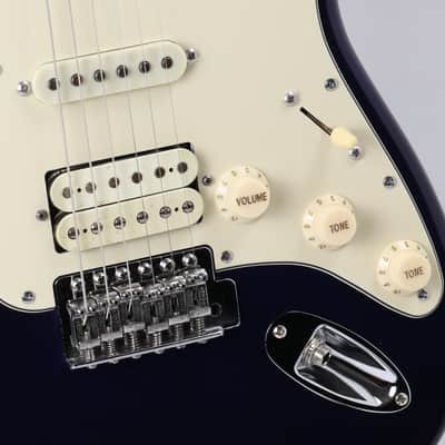 Fender Standard Stratocaster HSS Midnight Blue MIM Upgraded image 10