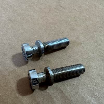 Gibson Vintage 1960's Gibson Chrome Long Tailpiece Studs Les Paul ES SG 1965 1966 1967 1968 1960's image 3