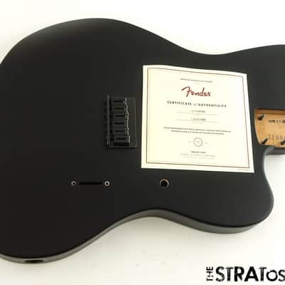 USA Fender JIM ROOT Jazzmaster Mahogany HH BODY & HARDWARE American Flat Black image 2