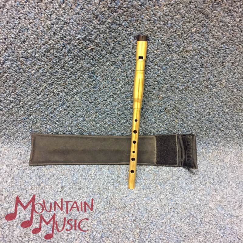 Michael Burke D Brass Session Tin Whistle w/ Bag | Reverb