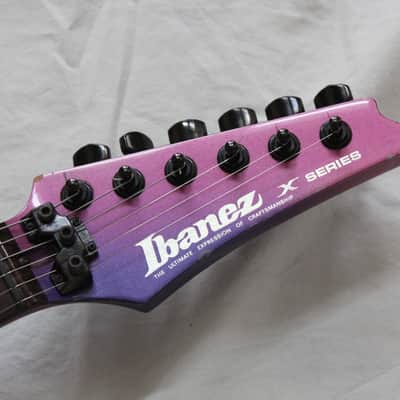 1985 Ibanez XV500 X-Series Made in Japan Rare Vintage Electric Guitar - Violet Halfburst Finish image 12